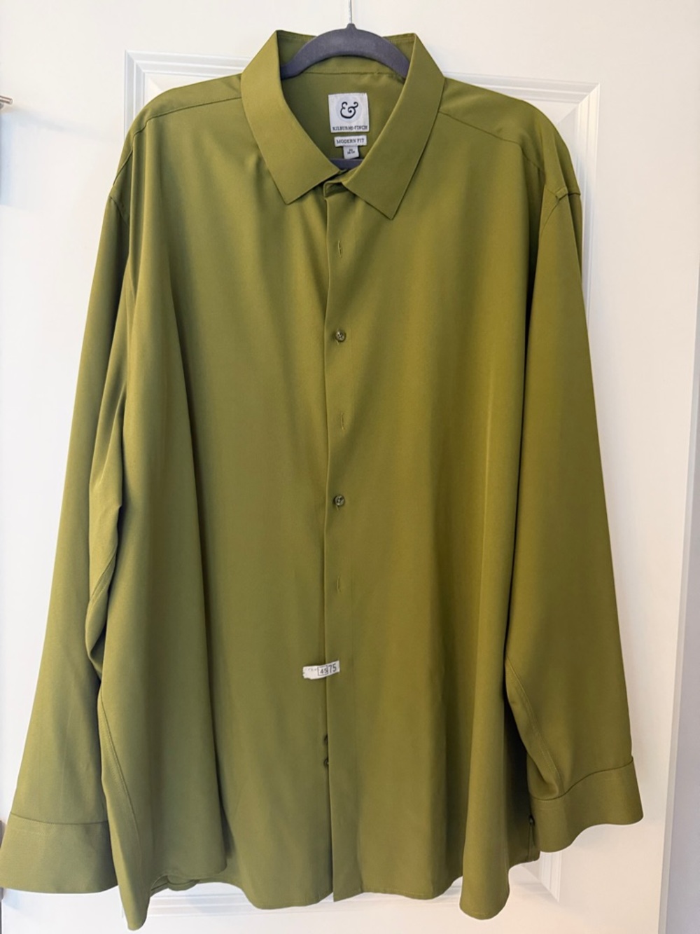 Olive Green Men’s Dress Shirt